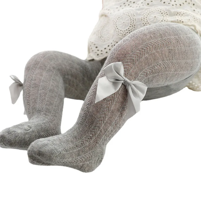 Summer New Baby Girl Pantyhose Mesh Kids Tight Bow Children's Pantyhose Thin Princess Girl's Bottom Pantyhose Tights