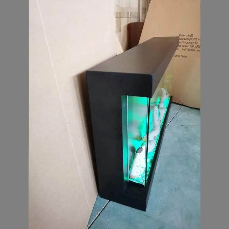 Luxury Modern Indoor Custom Electronic Fireplace 1200mm Manufacturer Supply Electric Fireplace Multi Sizes Supported