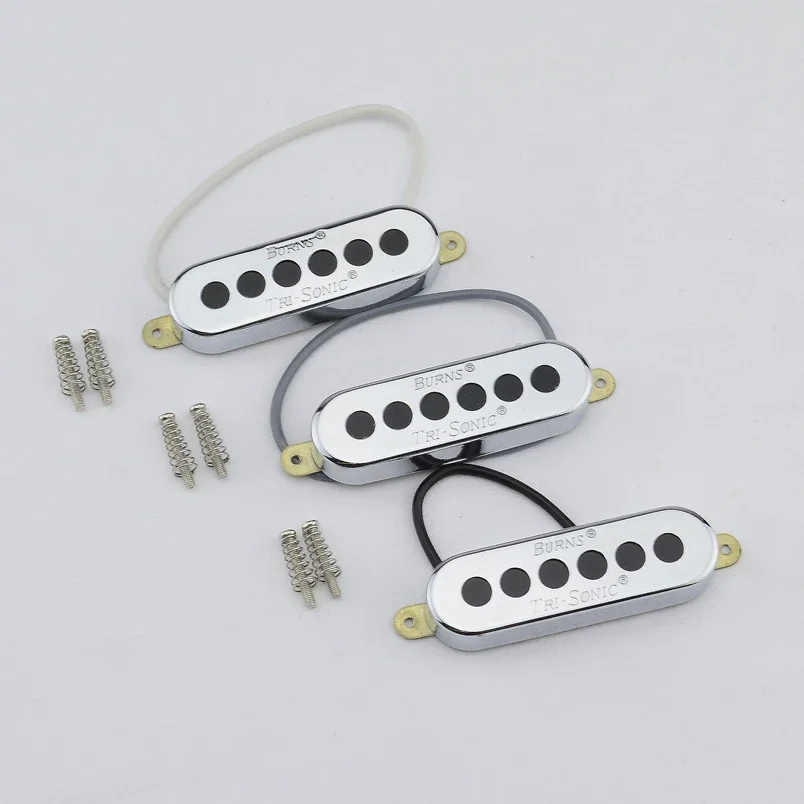 Burns Tri-sonic Single Alnico Electric Guitar Pickups 1 Set ( 3 Pieces ) Musical Instruments