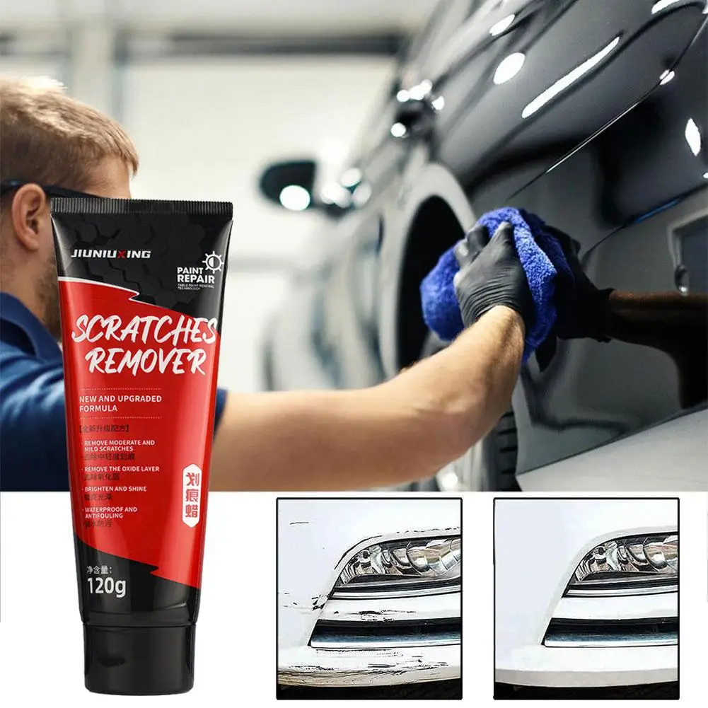 Car Scratch Remover Paste Instant Erase Car Scratches Car Scratch Remover For Deep Scratches Car Scratch Remover For Scuffs O1I2