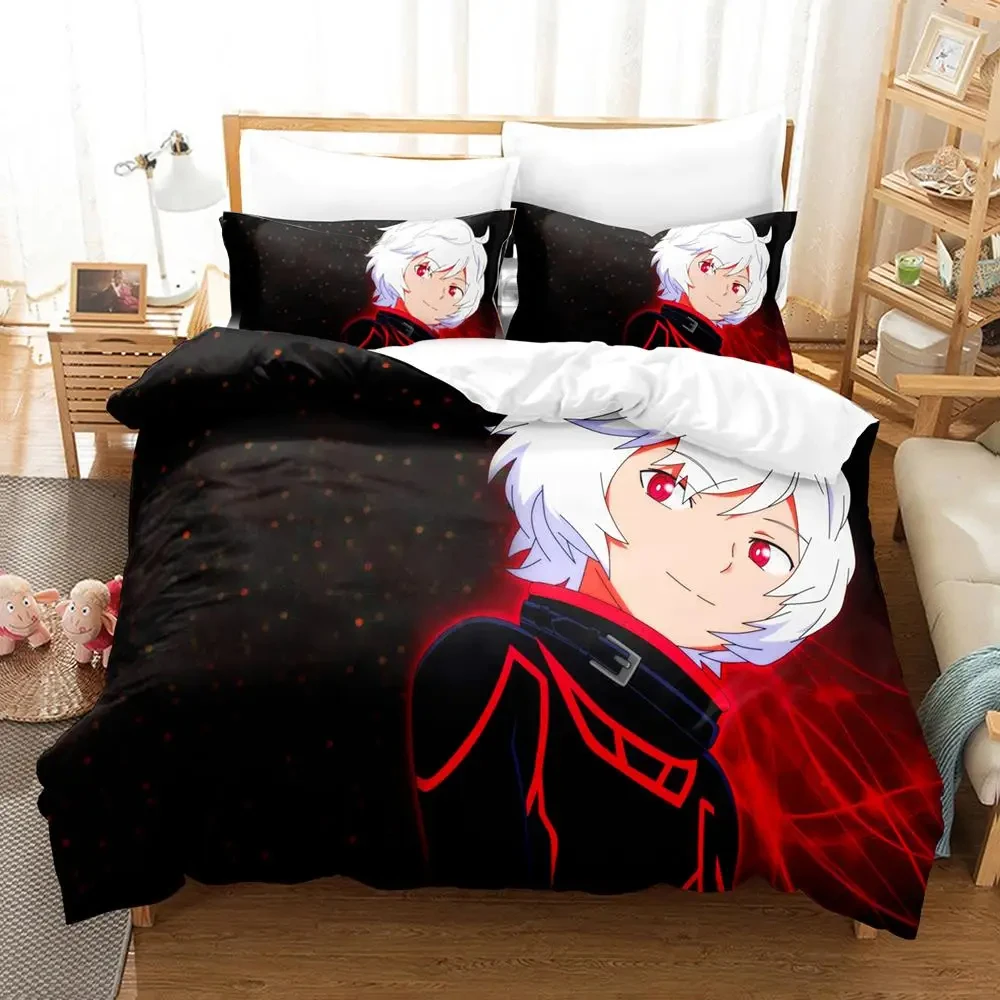 Anime Osamu Mikumo World Trigger Bedding Set Duvet Cover Bed Set Quilt Cover Pillowcase Comforter king Queen Size Boys Adult