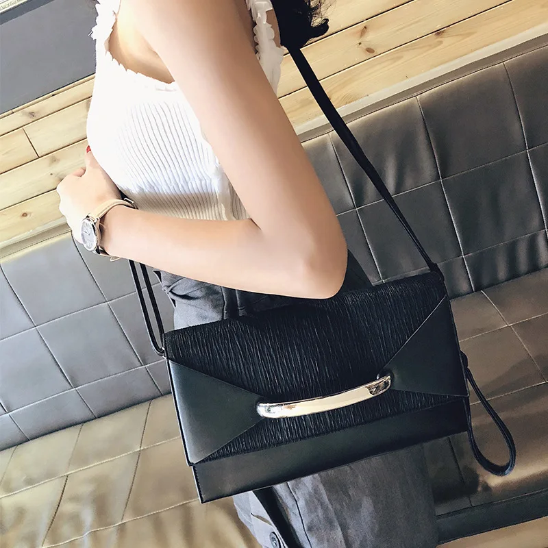 Fashion Women\'s Designer Handbags High Quality PU Leather Envelope Bag Female Trend Shoulder Crossbody Bags Daily Clutch Bolsas