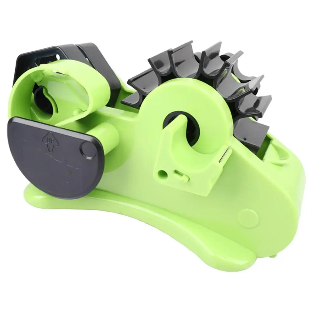 Packing Tape Dispenser Cutter Heavy Duty ABS Plastic Sealing Machine Semi Auto Safe Blade for Desk Use