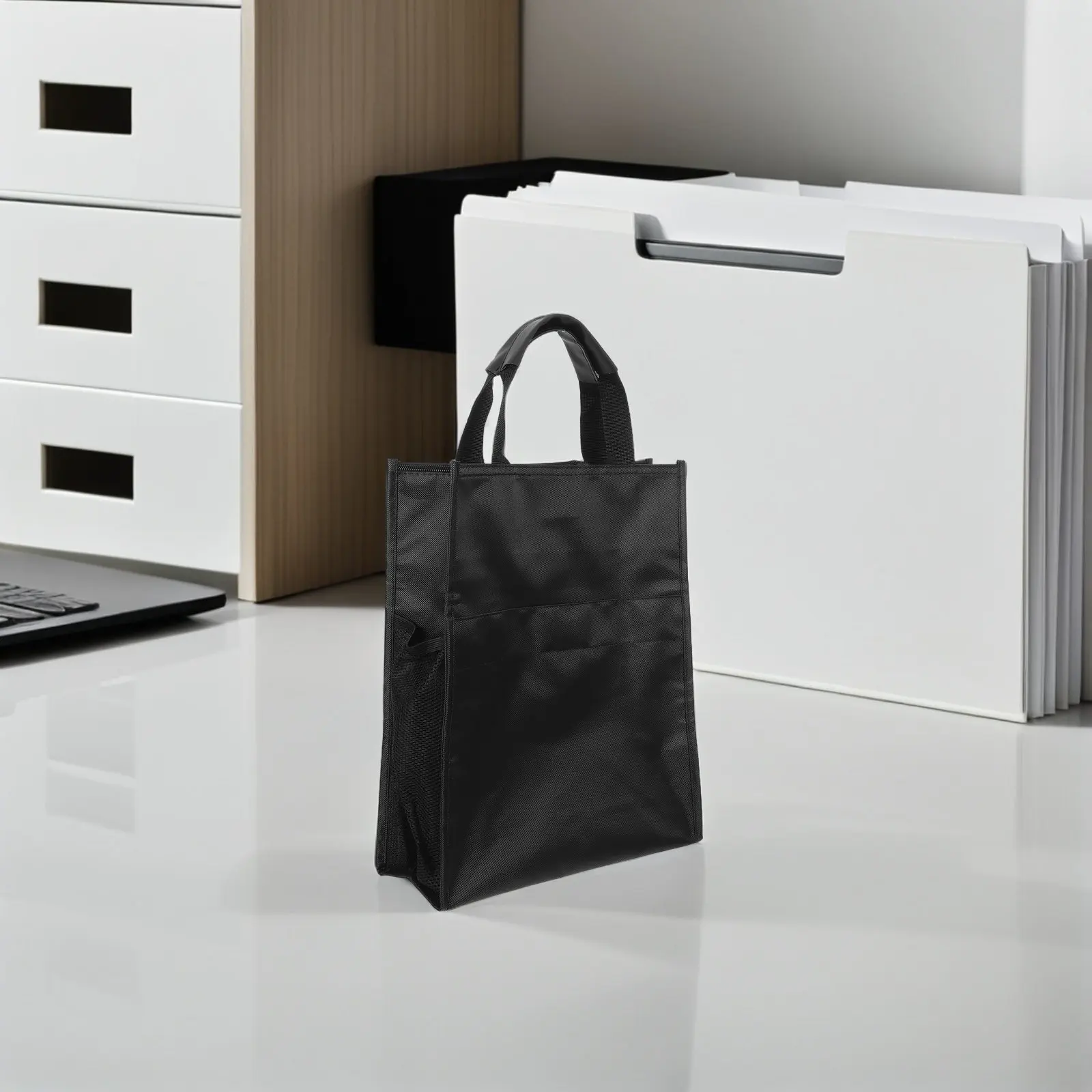 Tote Bags Organizer File Carry Bag Document Notebook Pouch Office Business Carrying Paper Files