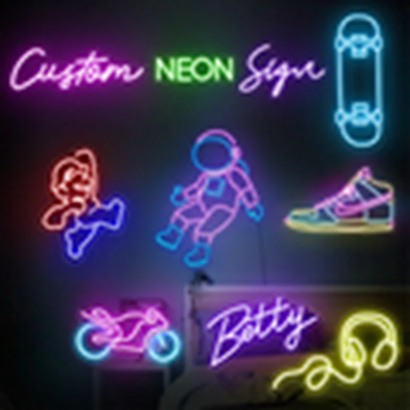 Custom Brand Sign Decorate Light Led Neon Sign eye-catching LED neon sign Birthday Payty Light