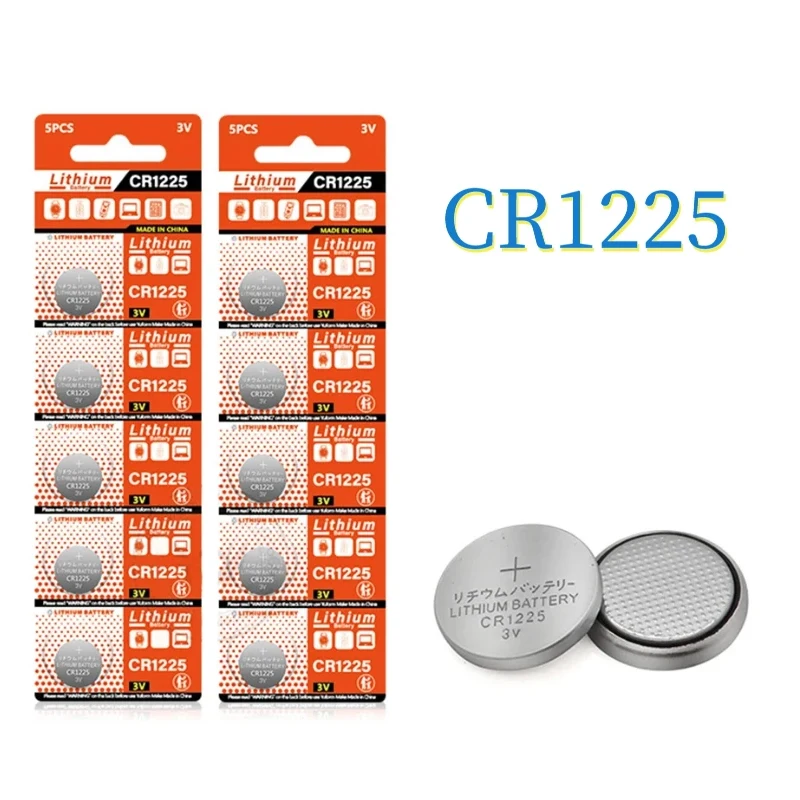 3V 55mAh CR1225 button battery suitable for toys luminous gift watch button battery with remote control replacement battery