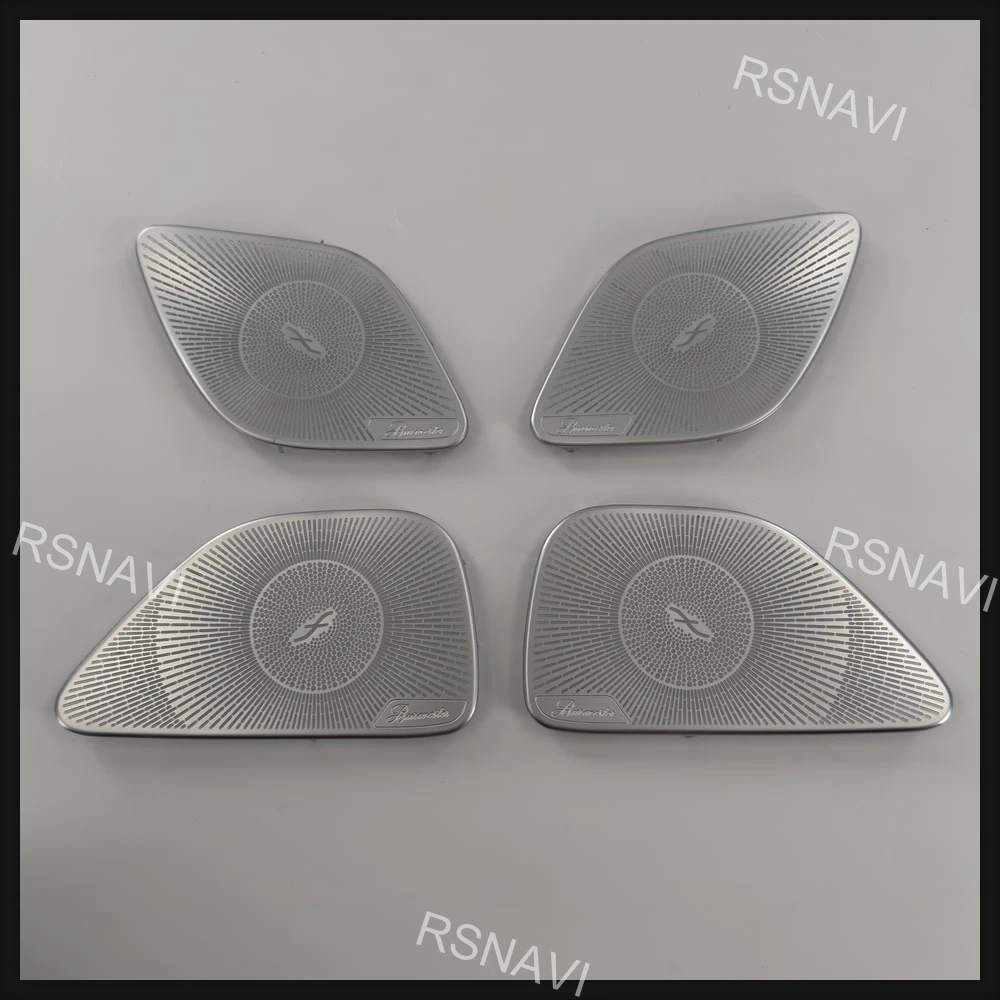 Non-Illuminated Midrange Speaker Covers for Mercedes-Benz GLE W167 GLS X167 2020-2026, Decorative Interior Door Trim Accessories
