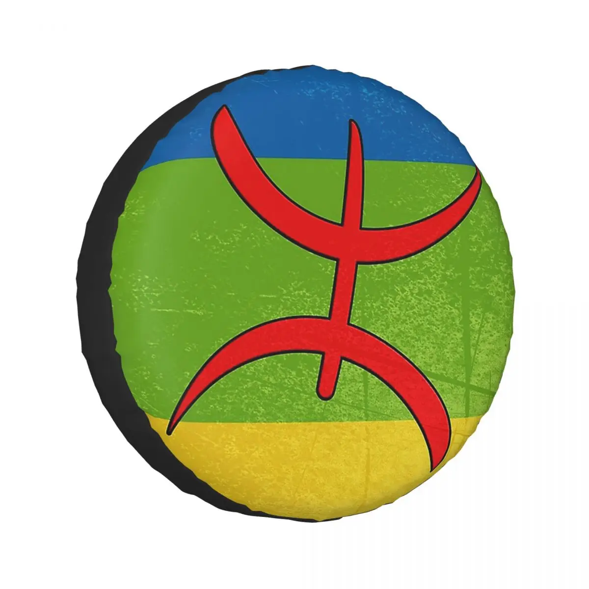 

Amazigh Flag Berber Flag 1Pcs Car Wheel Tire Cover Protector Protector Car Tyres for Camper SUV Vehicle Cars Accessories
