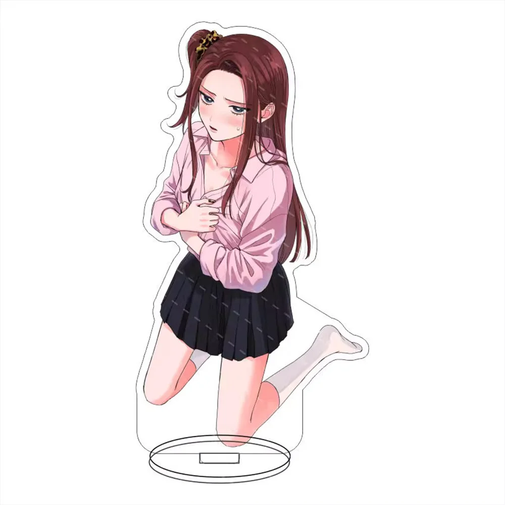 15cm New Anime Gals Can't Be Kind to Otaku! Keychain Acrylic Stand Model Figure Cosplay Character Gifts Decoration Goods