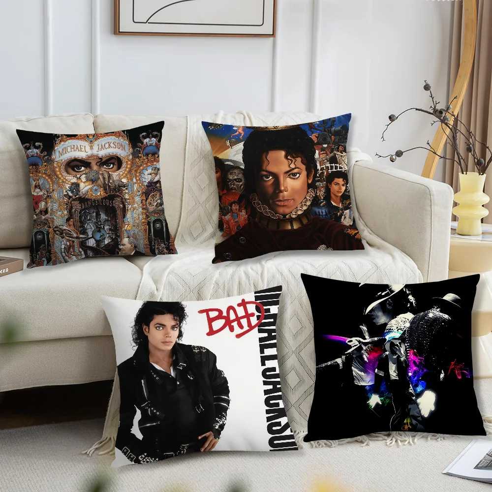 Classic Singer M-Michael Jackson Dangerous Sofa Living Room Bedroom Headboard Backrest Cushion Square Cushion Time Pillow Cas