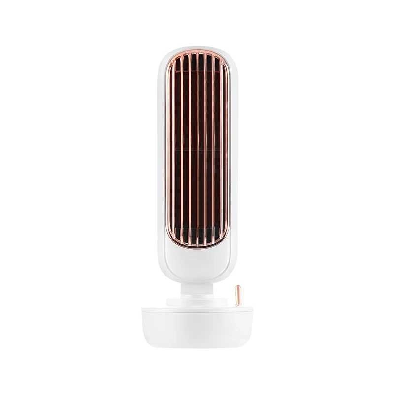 ZAY-F002 Retro Mini Tower Fan USB Office Desktop Fan Water Cooling Cooling Humidification Spray Portable Small Fan