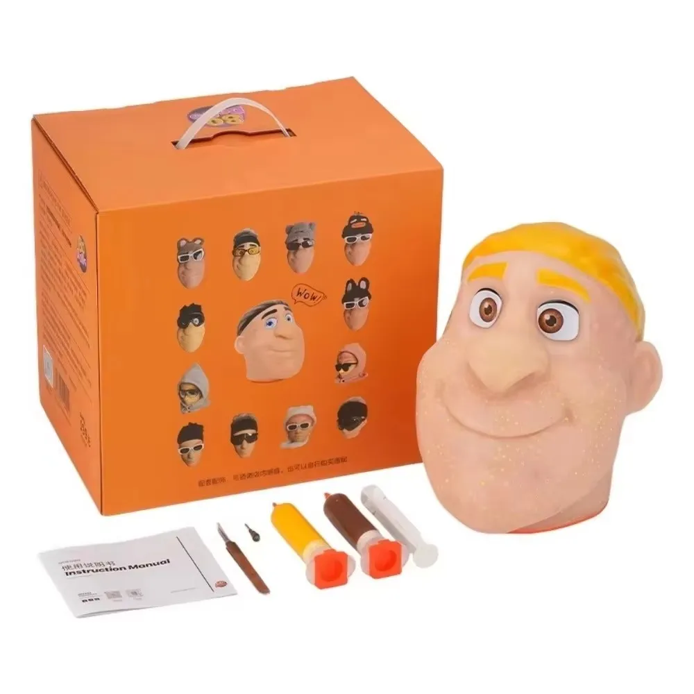 Silicone Pimple Squeeze Toy Stress Relief Prank Doll Novelty Fidget Desk Toy Creative Gag Gift with Gift Box