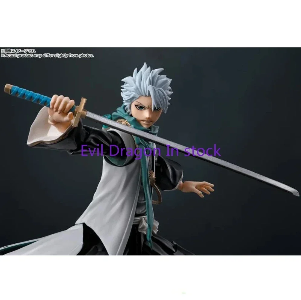 Figuras de acción originales de Bandai SH Figuarts SHF Toshiro Hitsugaya BLEACH, juguetes, modelo, regalos para coleccionistas