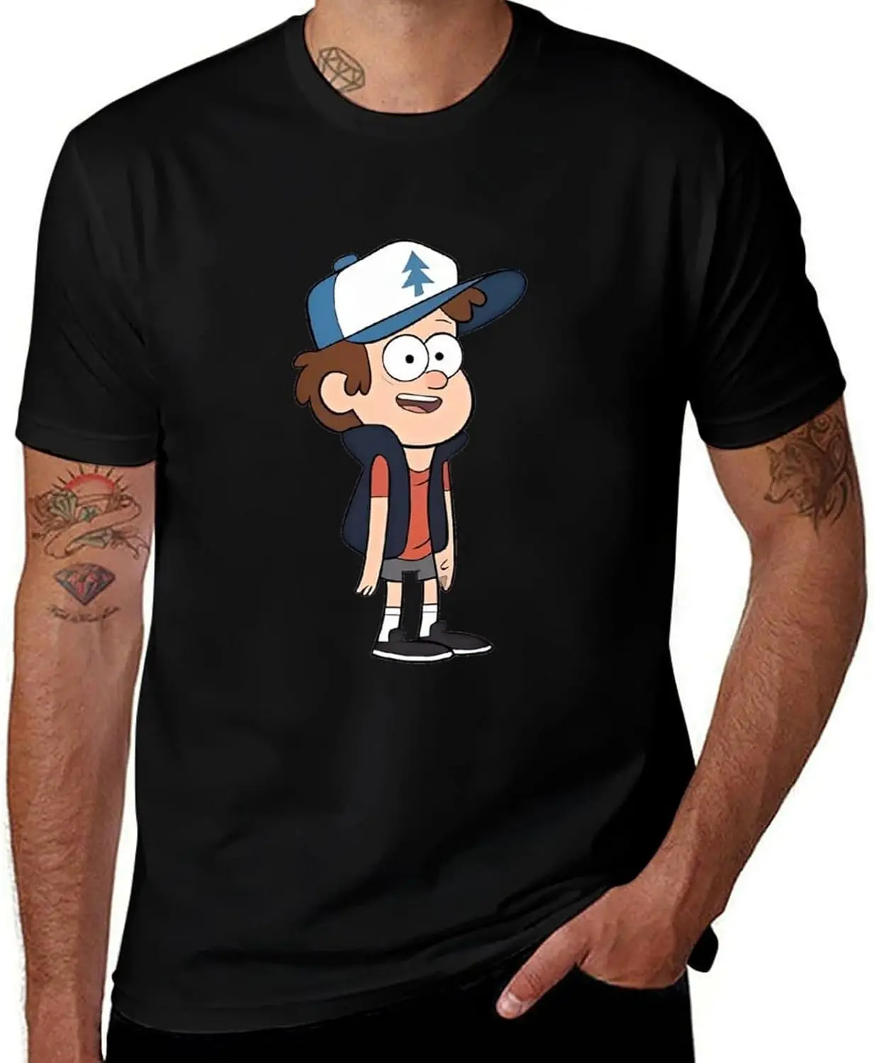 Gra-Vity Trust Falls No One is Afraid of Dipper and Mabel USA T-Shirt