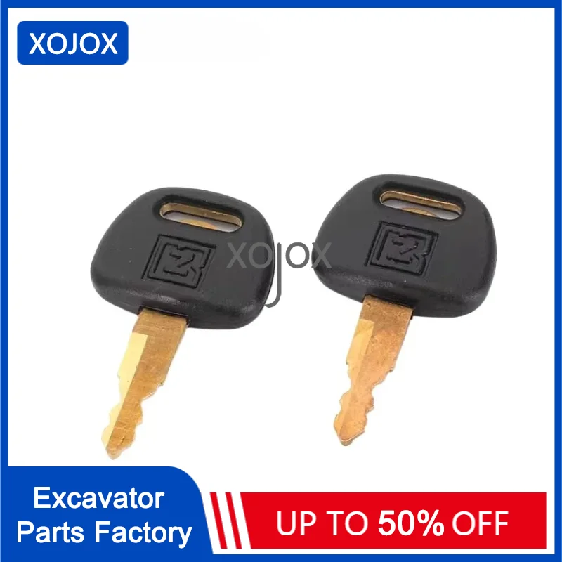 XOJOX For Hitachi excavator ignition start key ZAX60/70/120/200/230/240/330/360-5-3-6