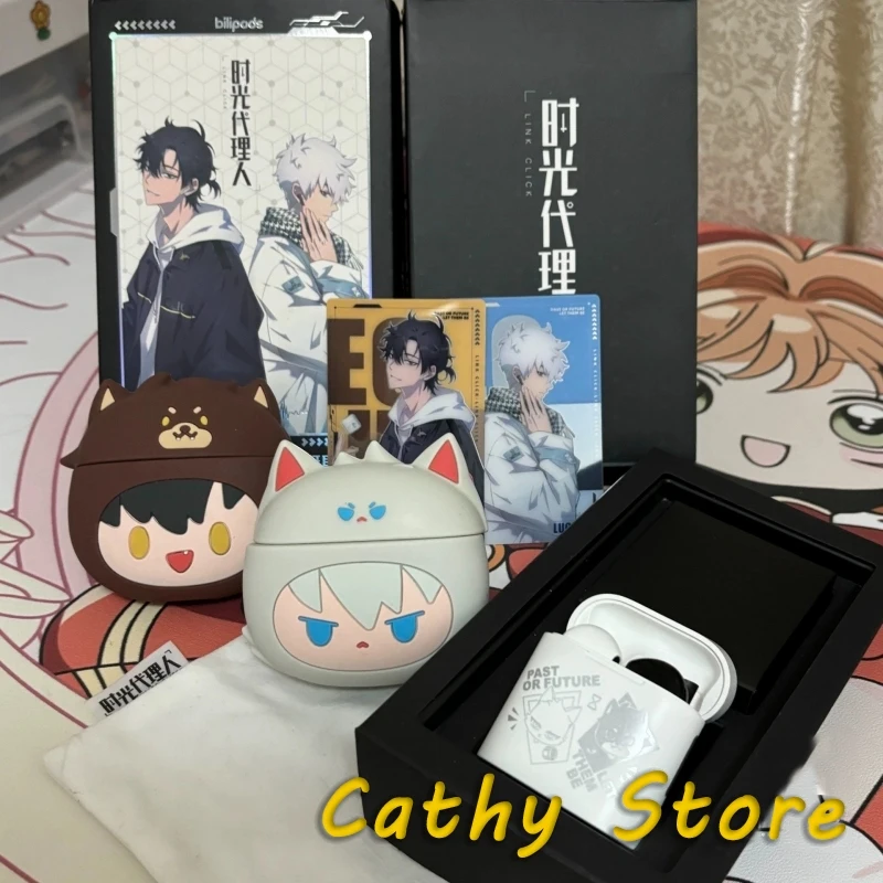 

In Stock Link Click Shiguang Daili Ren Cheng Xiaoshi Lu Guang Echo Series Cute Anime Figure Peripheral Bluetooth Earphone Gifts