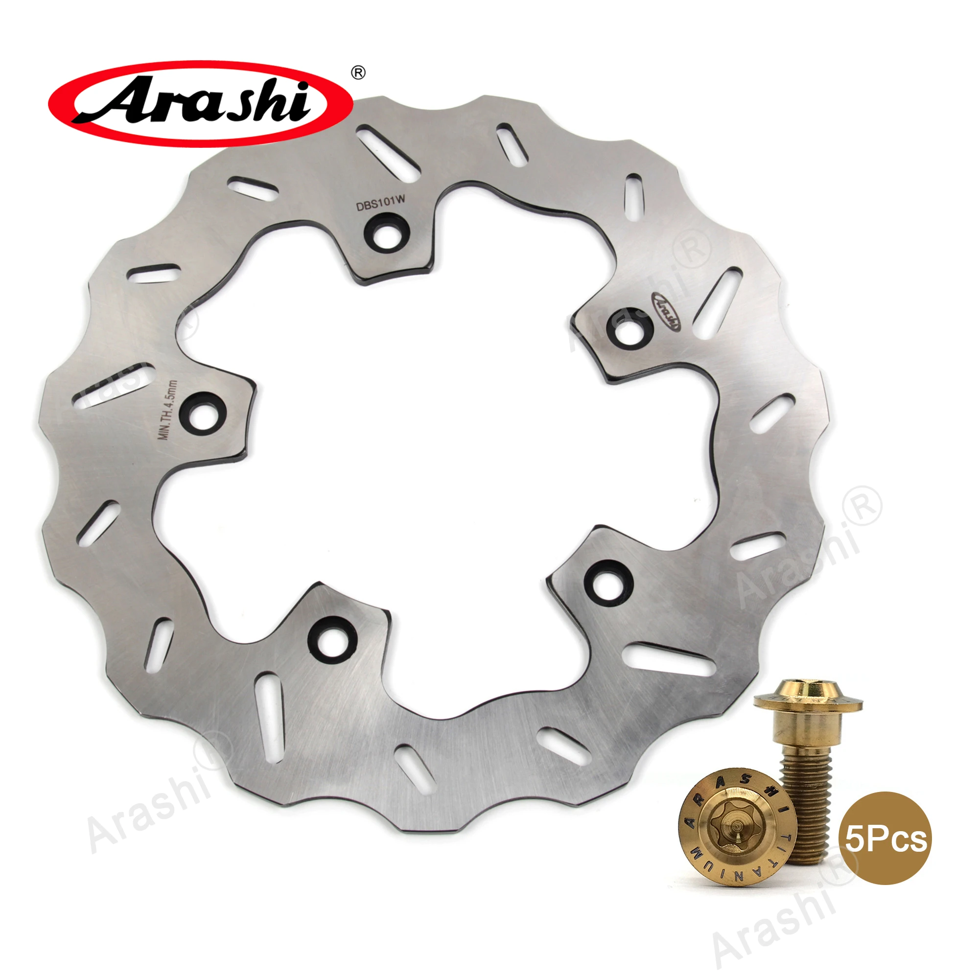 Rear Rotor For Yamaha XP TMAX IRON MAX ABS 2016 / TMAX 530 SX ABS 2017 2018 2019 Arashi 282mm Rear Brake Disc Disk