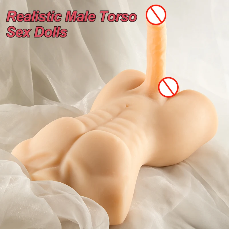 Half Body Sex Doll Torso para Mulheres, Pênis, Anal, Dupla Finalidade, Fêmea, Masturbadores Masculinos, Muscle Man, Sex Toys for Woman, Sexdoll Completo