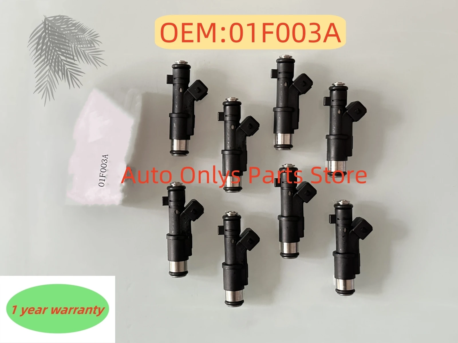 

8pcs Fuel Injectors High quality 01F003A 1984E2 348004 75116328 For - Peugeot 206 307 406 407 607 806 807 Expert Citroen 2.0/16V