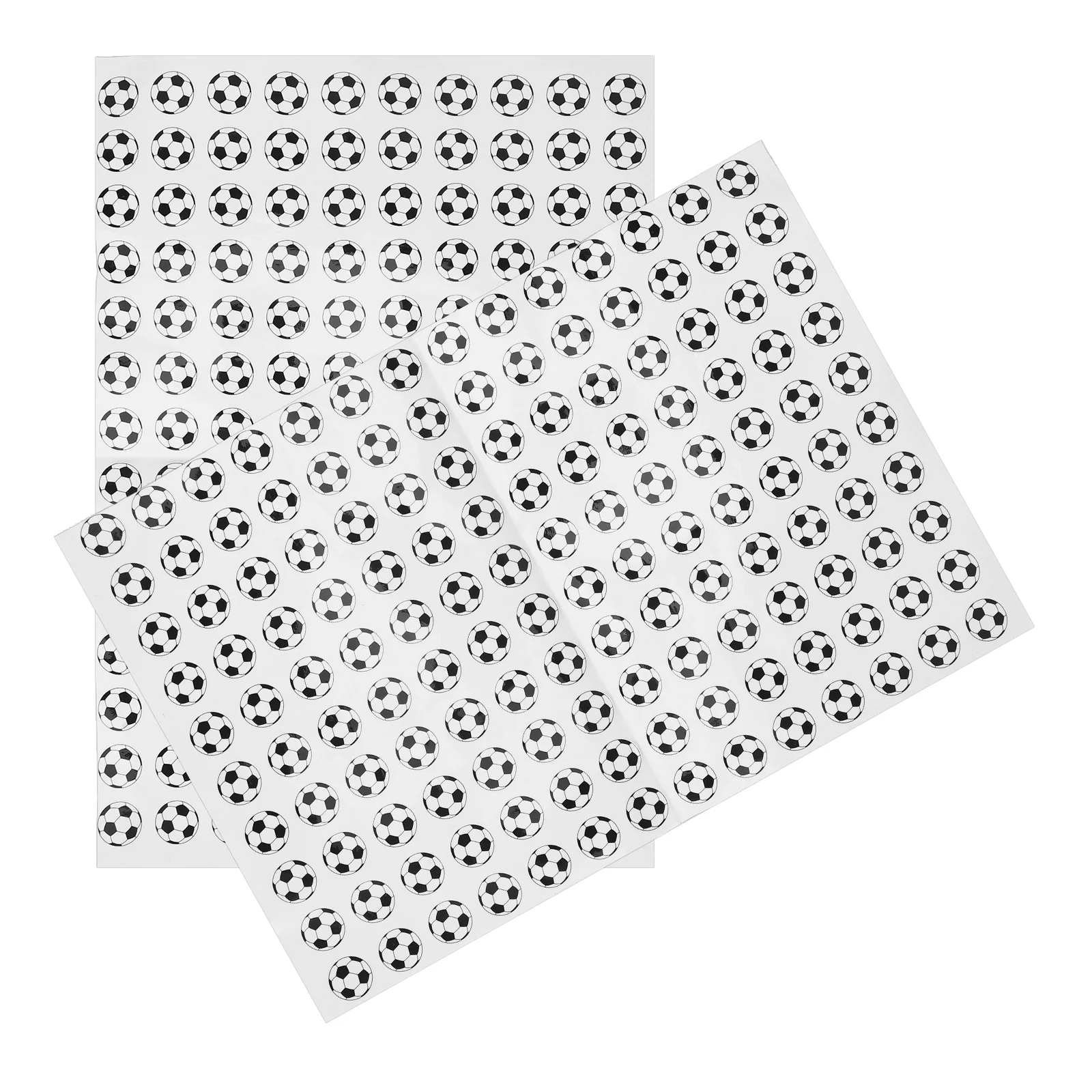 

280pcs Football Stickers 1 8cm Black White Soccer Decor Bulk Removable Adhesive for Laptops Water Bottles Car Phone Cases