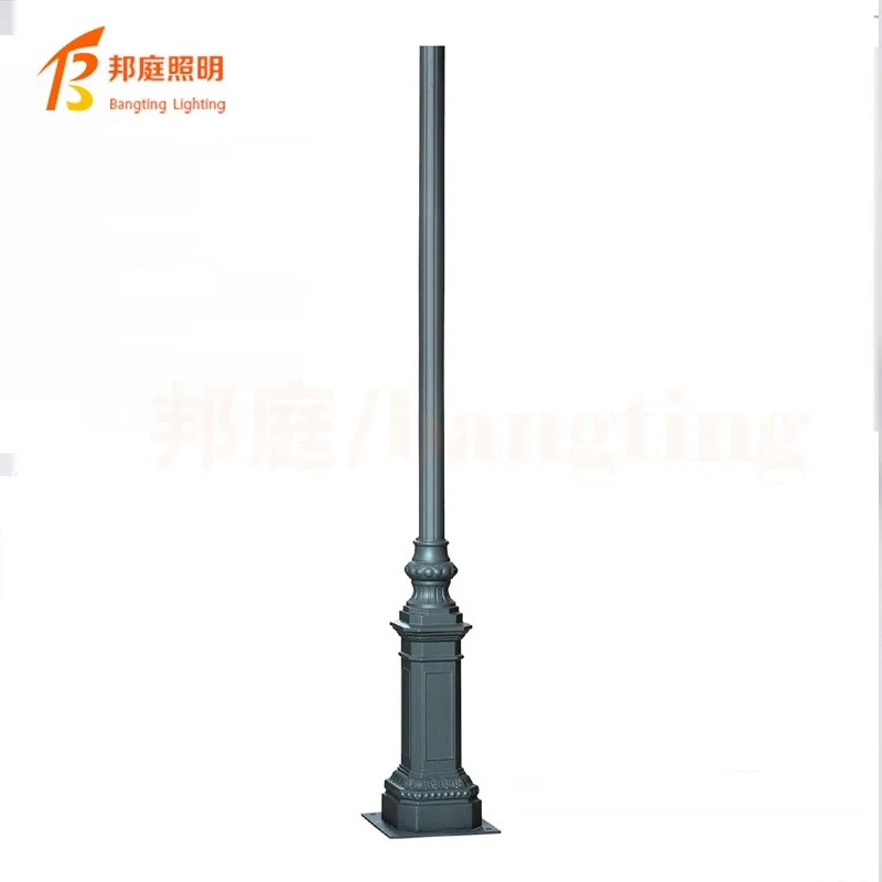 Led street light with pole lights garden waterproof outdoor park community road lamp lighting fixtures