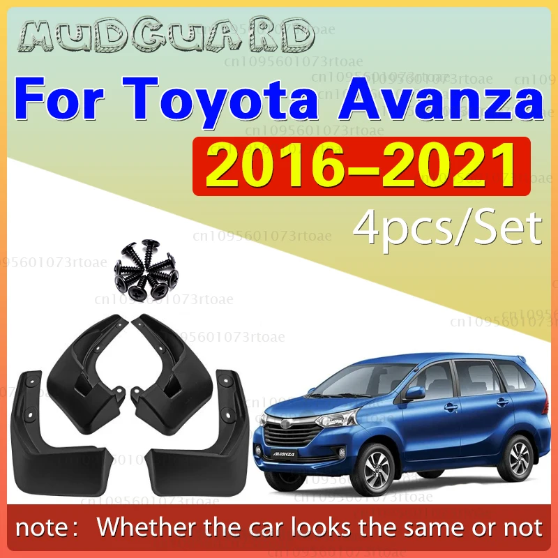 

For Toyota Avanza Mud Flaps 2016 2017 2018 2020 2021 Fender Splash Guards MudFlaps Wheels Front Rear Mudguards Car Accessories