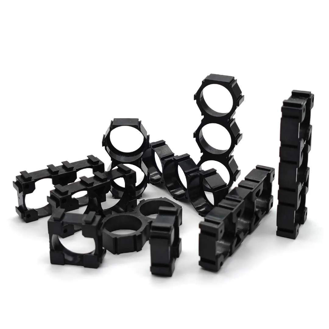 Battery Bracket 18650 Safety Anti Vibration Holder Bracket Lithium Batteries Support Stand Plastic Holder Bracket 18.5MM 18.4MM