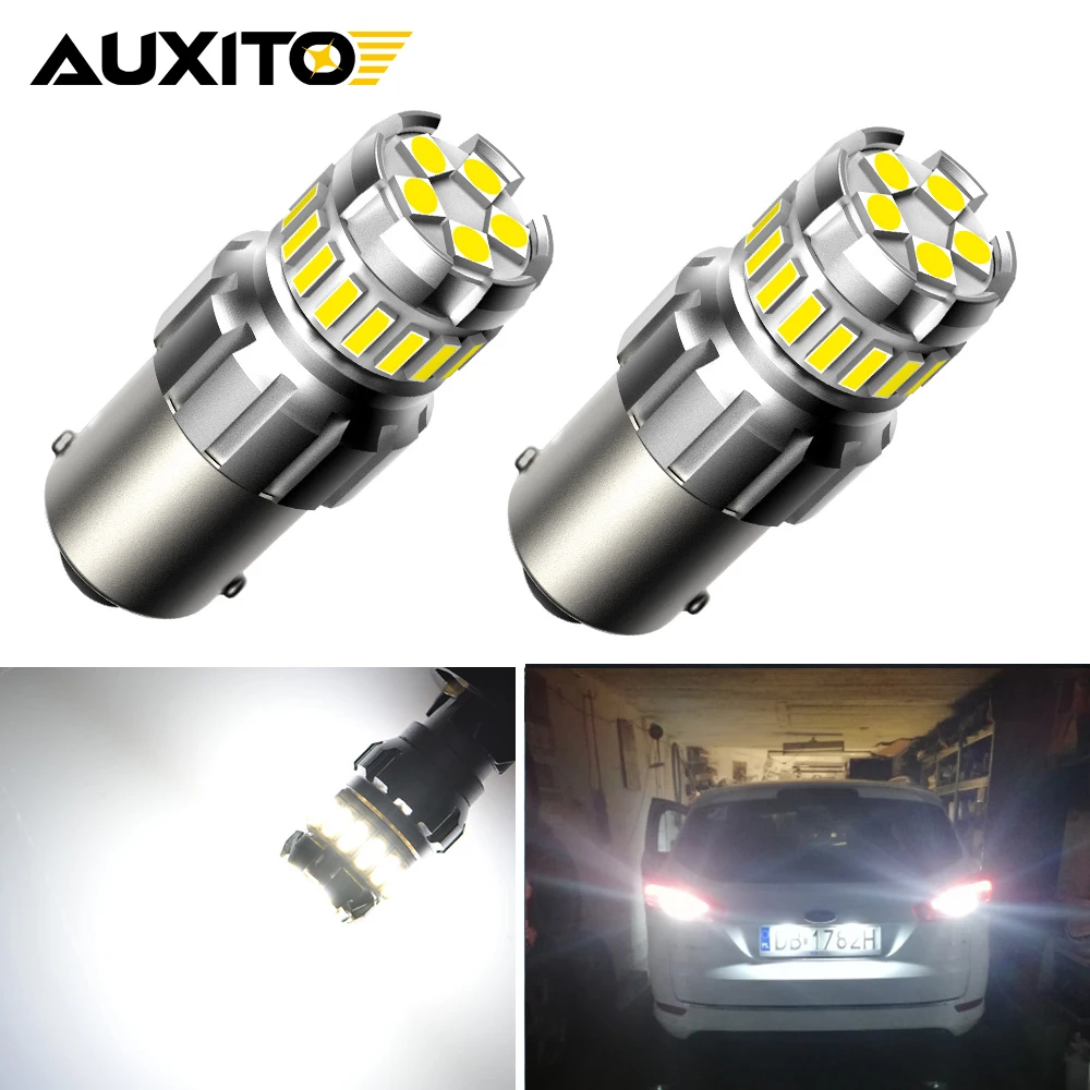 2x for VW Passat B5 B6 B7 Golf 5 6 7 1156 BA15S P21W LED 7506 Car LED Light 1157 P21/5W BAY15D 7443 3157 Backup Reverse LED Bulb