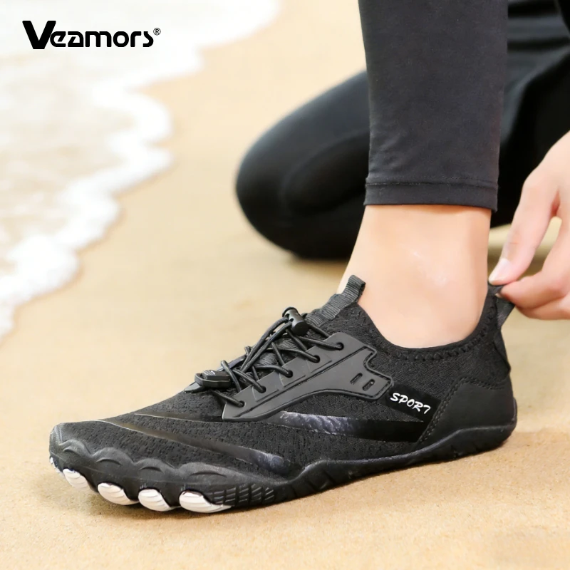 Breathable Swimming Aqua Shoes Men Quick Dry Beach Water Shoes Women Anti-slip Outdoor Wading Shoes Fishing Boating Surfing