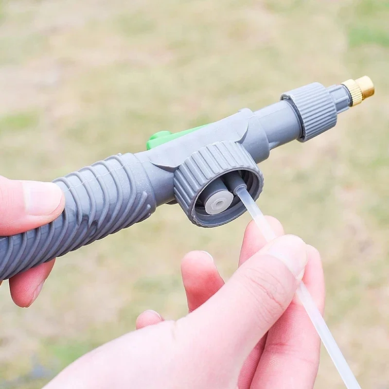 Manual High Pressure Air Pump Sprayer Drink Bottle Spray Head Nozzle Garden Watering Tool Adjustable Sprayer Agriculture Tools
