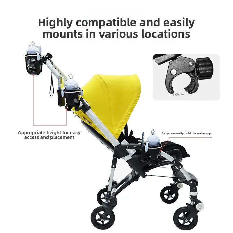 Baby Stroller Cup Holder Baby Bottle Holder Children's Stroller Water Bottle Holder Baby Stroller Accessories