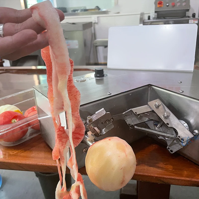 Fruit peeling machine Lemon and persimmon peeling machine CY-XP800 tomato peeling equipment Kiwi and apple processing