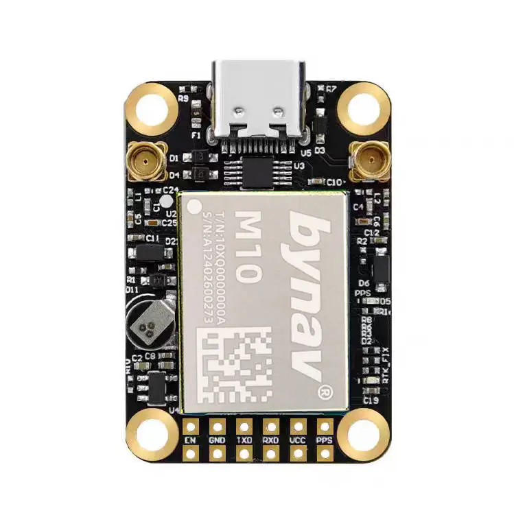 Good Bynav M10 GNSS High Precision RTK Board GPS Module PIN PIN Receiver Board USB for s Commercial/Industrial/Research Use
