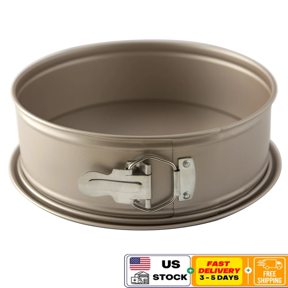 مقلاة كعكة سبرينغفورم غير لاصقة مقاومة للتسرب، مقلاة تشيز كيك آمنة للفرن مع حلقة قابلة للإزالة وقاعدة غسيل يدوية موصى بها #1