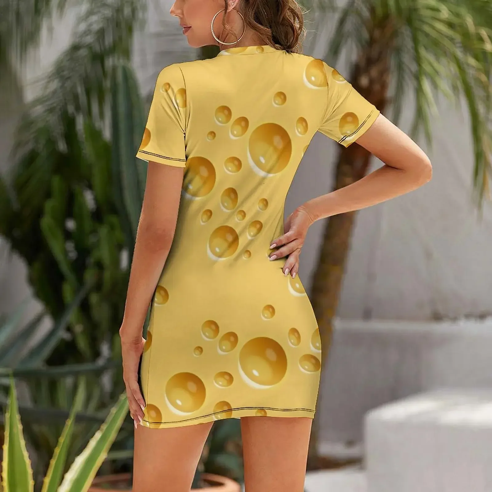 Customization Swiss Cheese Short-Sleeved Dress women's summer jumpsuit summer dress for women 2025 cocktail dresses Dress
