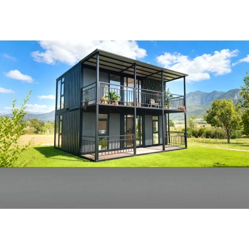 Popular Among the General Public 20ft Two Story Foldable Expandable Container House Luxury Modern Prefabricated Bedroom Mansion