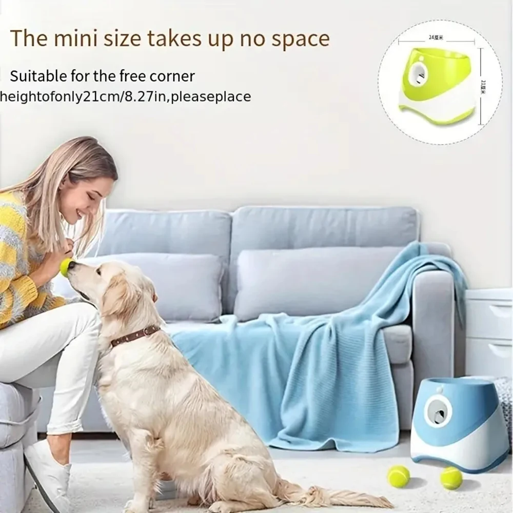 

Portable Dog Automatic Ball Launcher Toy Long Battery Life Ball Thrower For Dog Playing