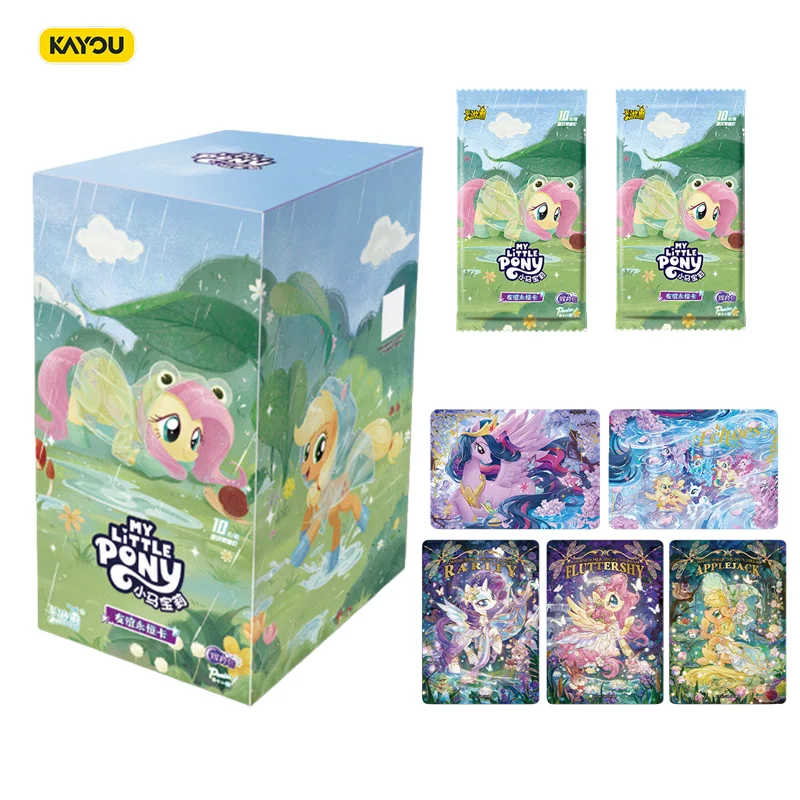 Image of 100% Original KAYOU My Little Pony Moon Glory Wave 12 Sammelkarten-Box Sammelbare Anime-Karten Spielzeug Kinder Hobby Sammlung Geschenk