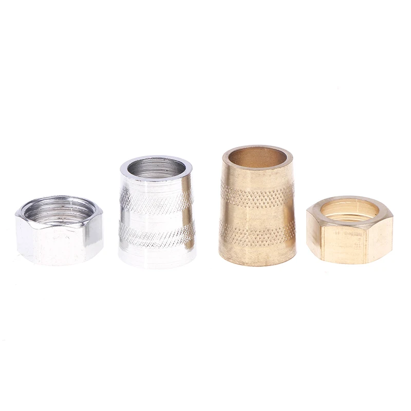 ●1Pc Brand New Shower Hose Nut Connector Connection Water Inlet Pipe Interface Nut Nozzle Connector Screw Parts Accessories