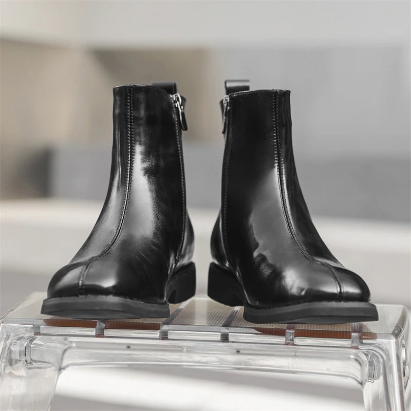 New Ins Style Men Chelsea Boots Featuring A Split DesignThat Is Simple Retro Fashionable Suitable for Daily Commuting Short Boot