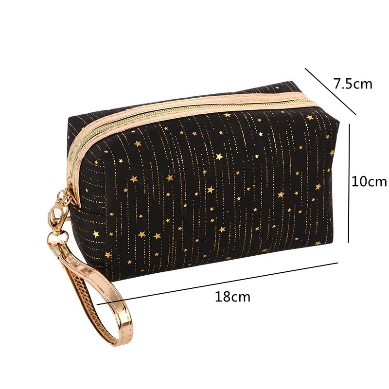 New Cute Meteor Cosmetic Lipstick Storage Bag Pencil Case Women Girl Makeup Handbags Toiletry Kit Wallet Organizer Pouch Pen Bag