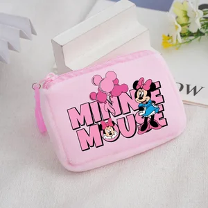 ミッキーミニーマウスウォレット女性漫画かわいいアニメ新しいコインジッパーウォレットファッションピンクのぬいぐるみヘッドフォンストレージバッグガールズギフト 10ベストセールスミッキーマウスウォレット-7
