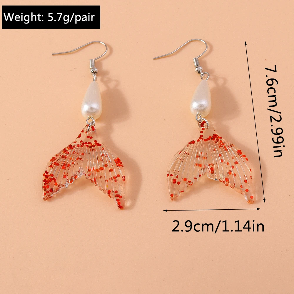 Aihua Mode Sommer Strand Perle Muschel Ohrringe für Frauen Mädchen Nette Boho Seestern Ohrringe Neu In Meer Schmuck Geschenke – Detail 17