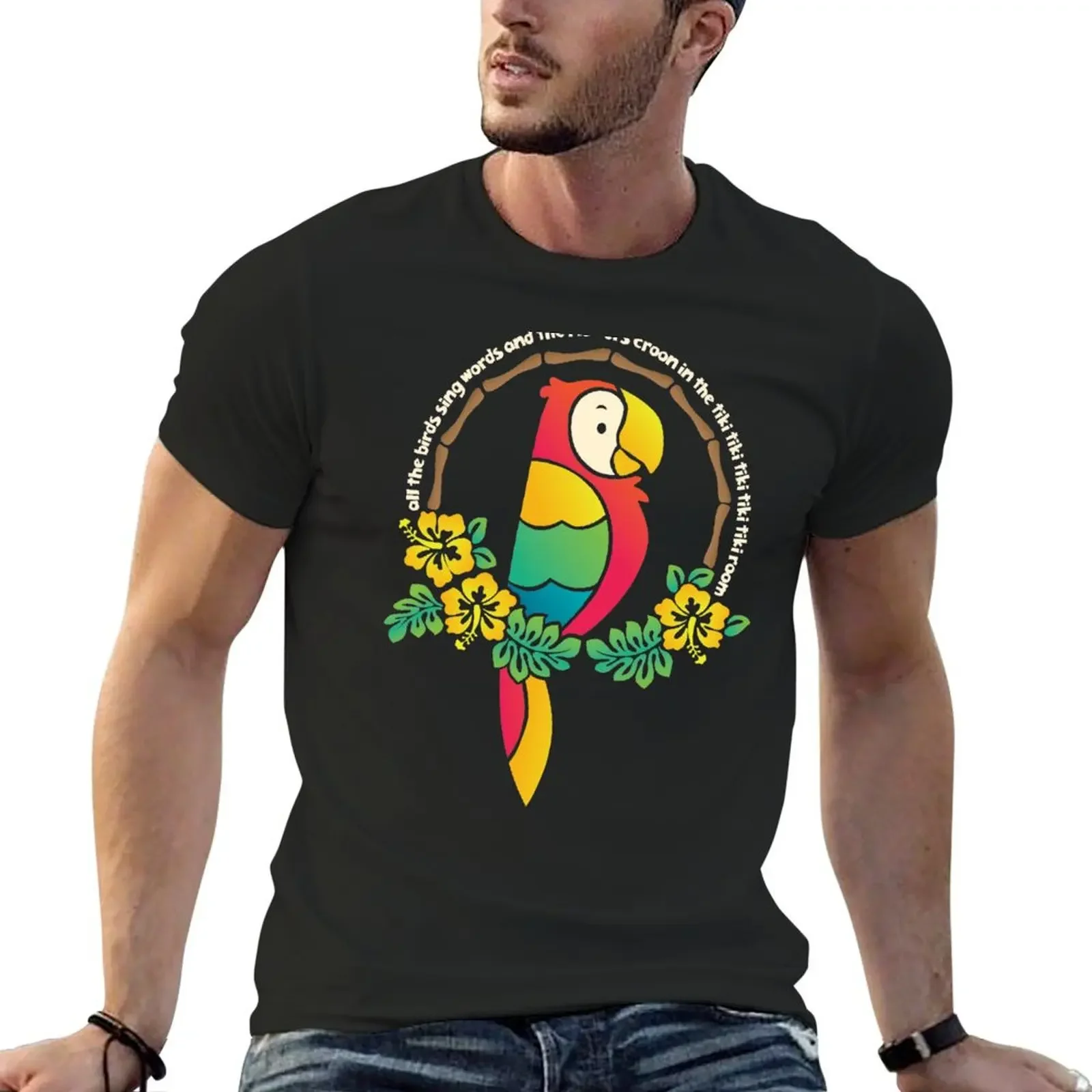 Tiki Room of Enchantment T-Shirt anime t shirts vintage clothes for a boy anime shirts men