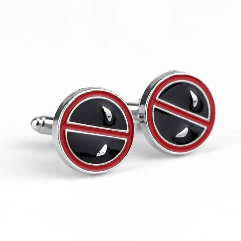 Men's Marvel Deadpool Cuff Links Superheroes Design For Men Wholesale