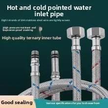 

G1/2 60 см 1 пара гибких сантехнических труб из нержавеющей стали, смеситель для холодной и горячей воды, шланги для подачи воды, часть ванной комнаты