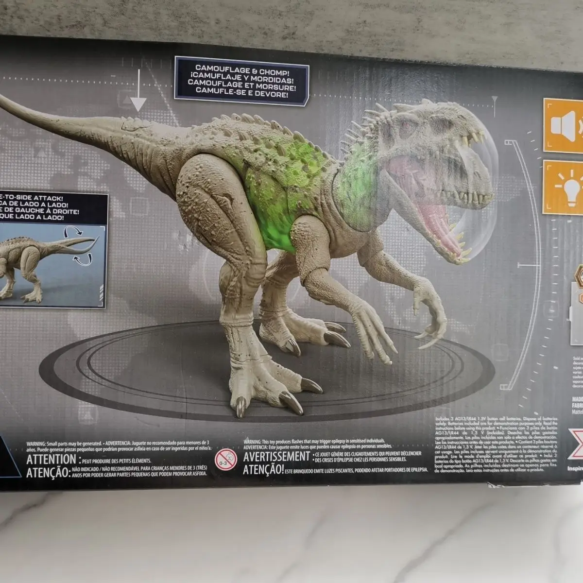 New 60cm Jurassic World Voice Dinosaurs Big Size Toys Action Figures Hnt63 gct95 Boy Movie Dinosaur Model Children Christma Gift