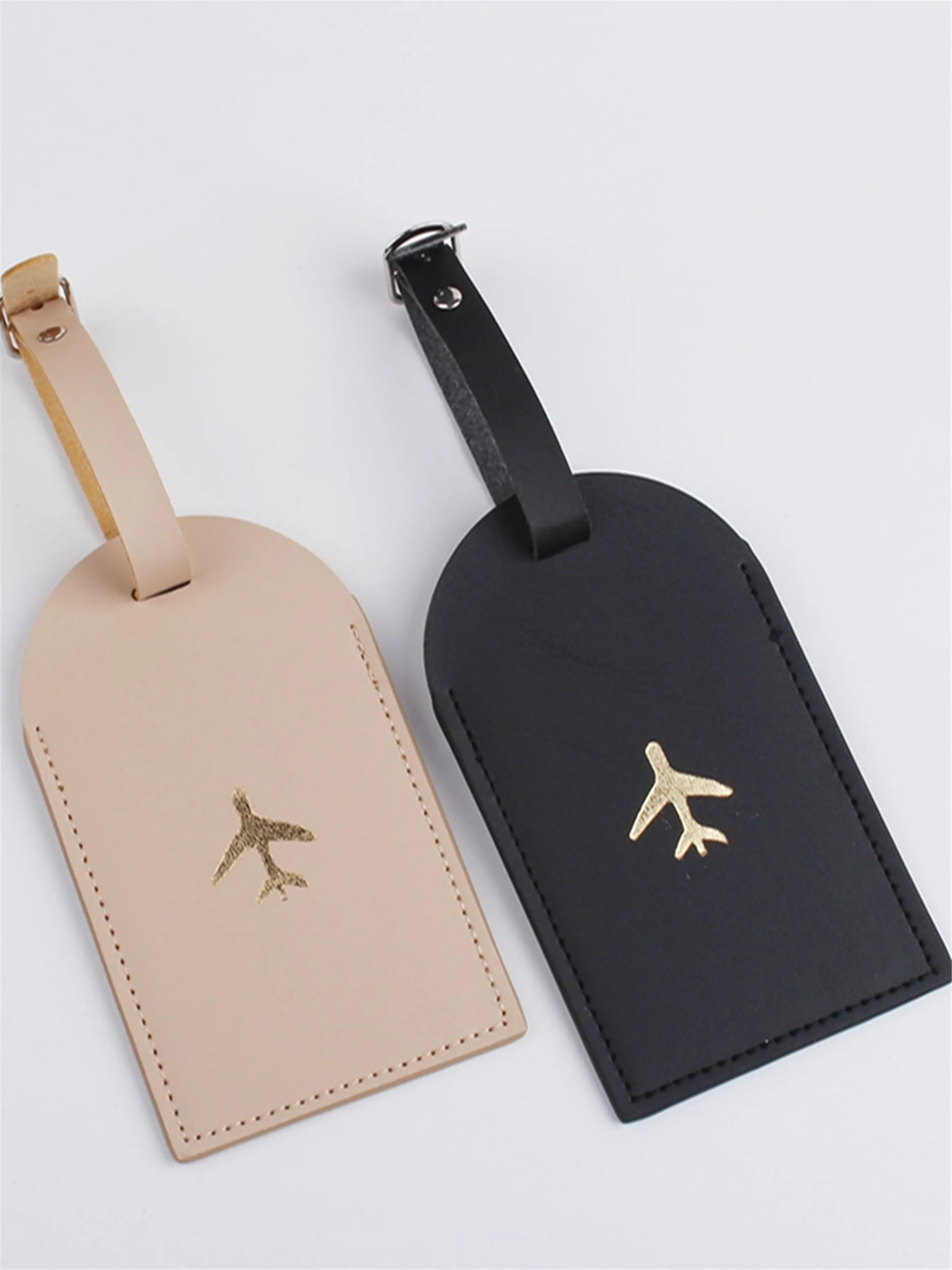 2PCS Plane Luggage Tag Hanging Tag With Name ID Cards Anti-lost Lightweight Travel Accessories For Flight for Lovers Gifts