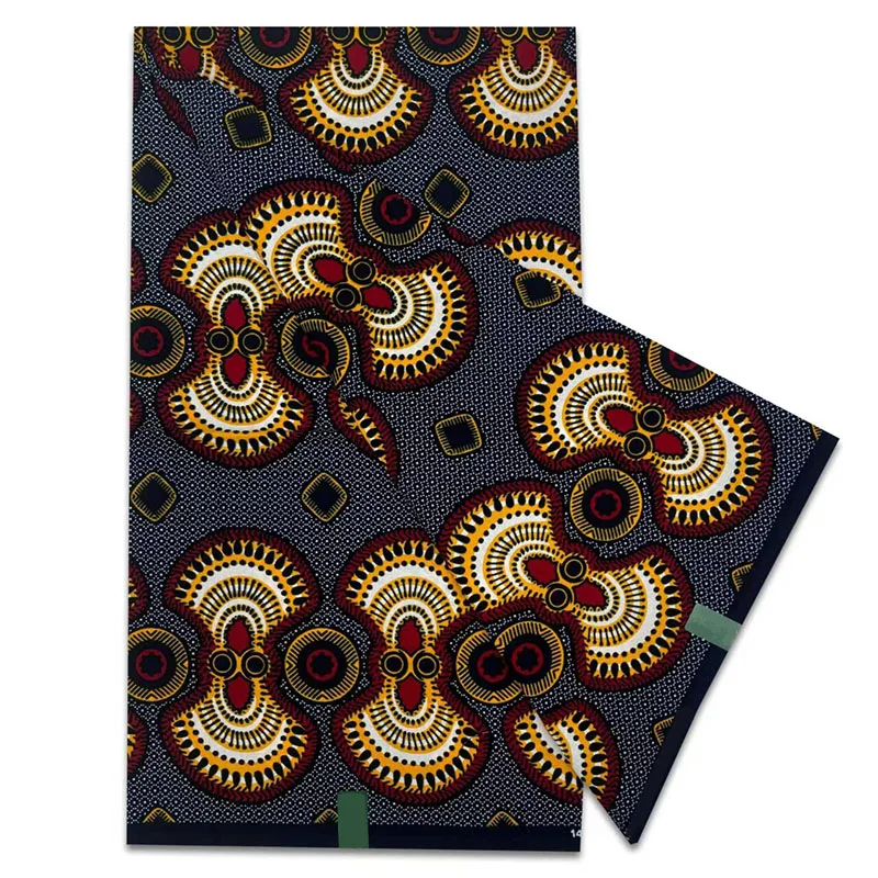 Latest High Quality African Ankara Veritable Batik Cloth 100% Cotton Soft Fabric Ghana Nigeria For Gorgeous Wedding Dress Sewing