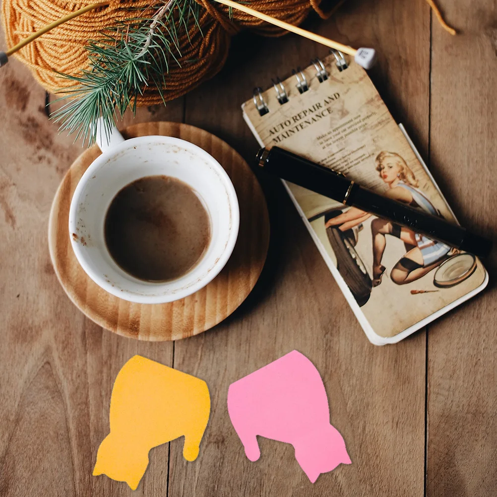 

Cartoon Cute Stationery Cat Shaped Notes Paper Memo Notepads Funny Adhesive